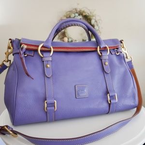Dooney and Burke Florentine Satchel 8L940 Purple